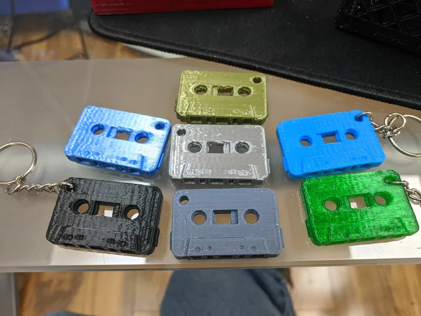 Móc Khóa Mini Băng Cassette - Image 2