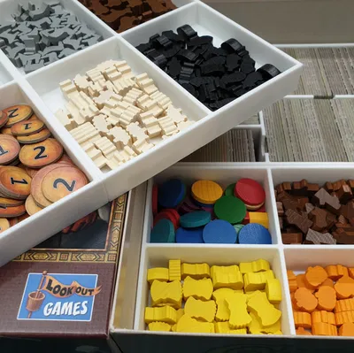 Bộ Organizer cho Boardgame Caverna - Uwe Rosenberg