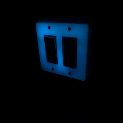 Vỏ Hộp Công Tắc Đôi 2 Nút (Double Rocker Light Switch)