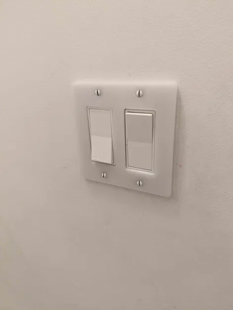 Vỏ Hộp Công Tắc Đôi 2 Nút (Double Rocker Light Switch) - Image 2