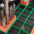 Giá đỡ Gridfinity cho thanh quang học 1/2 inch - Thumbnail 1