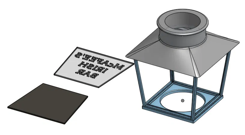 Đèn Trang Trí Sân Vườn Kiểu Quán Bar - Image 2