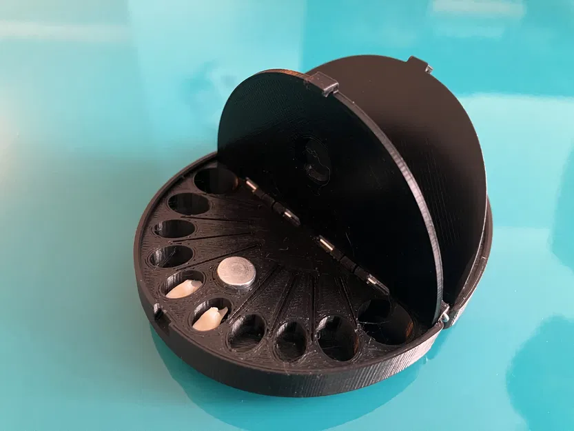 Hộp đựng răng sữa kiểu vỏ sò có nam châm - Image 2