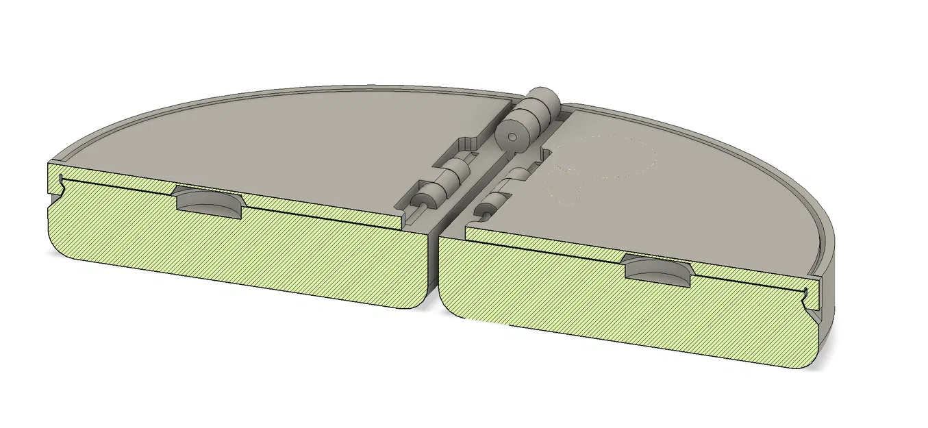 Hộp đựng răng sữa kiểu vỏ sò có nam châm - Image 3