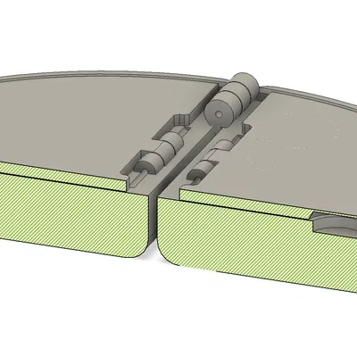 Hộp đựng răng sữa kiểu vỏ sò có nam châm