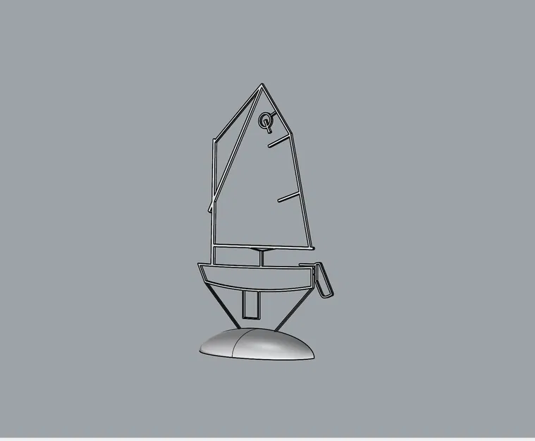 Mô hình thuyền Optimist - Image 1