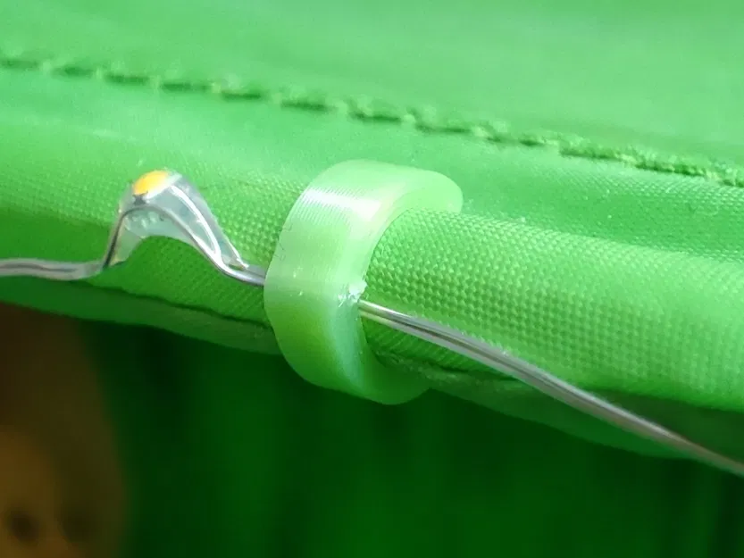 Kẹp đèn LED cho mùng giường IKEA LÖVA hình lá - Image 1