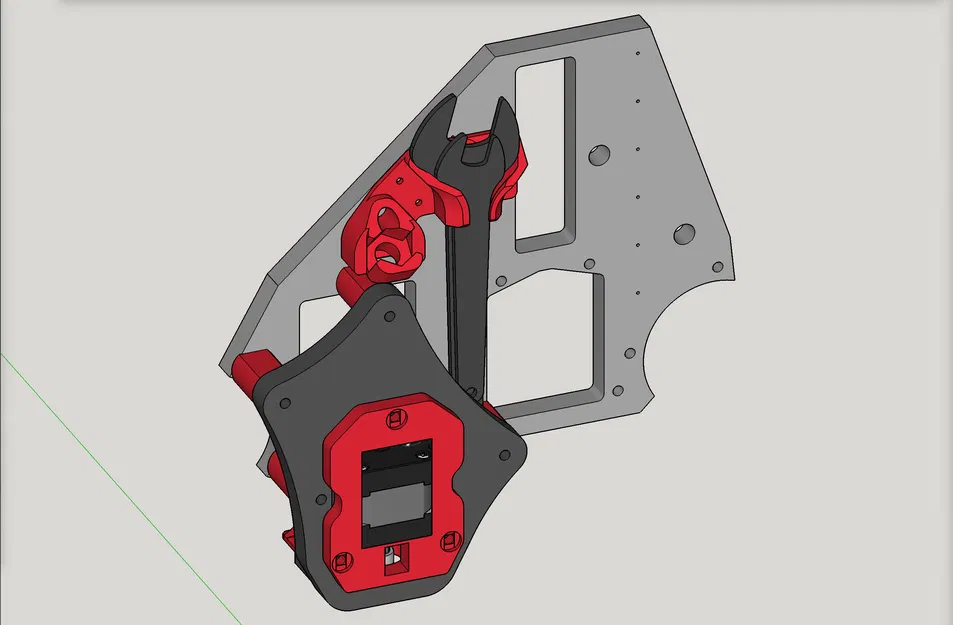 Giá đỡ 3D in cho cờ lê và bộ ốc Collet ER-11 của Kobalt Router trên LowRider 3 CNC v2.2 - Image 2