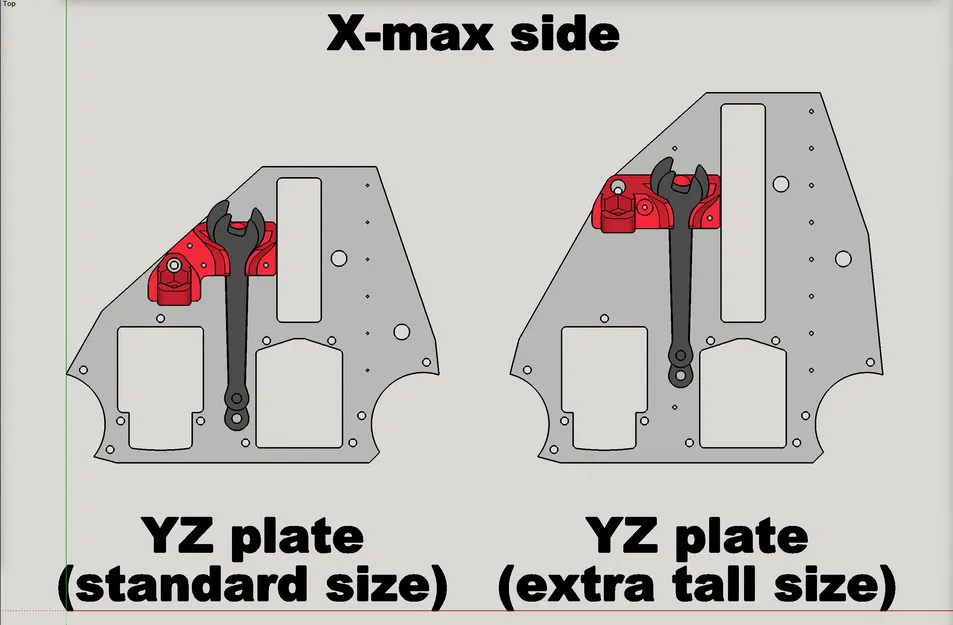 Giá đỡ 3D in cho cờ lê và bộ ốc Collet ER-11 của Kobalt Router trên LowRider 3 CNC v2.2 - Image 4