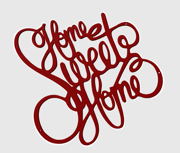 Trang Trí Tường "Home Sweet Home" - Image 1