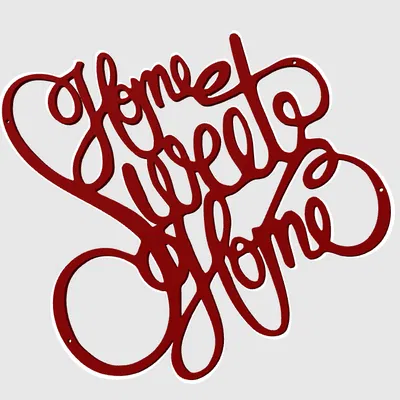 Trang Trí Tường "Home Sweet Home"