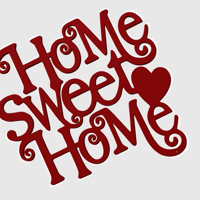 Trang Trí Tường "Home Sweet Home"