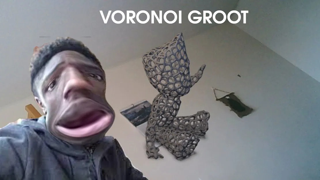 Baby Groot Phiên Bản Voronoi - Image 1