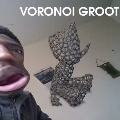 Baby Groot Phiên Bản Voronoi