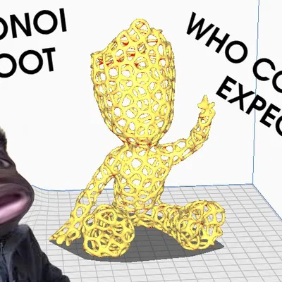 Baby Groot Phiên Bản Voronoi