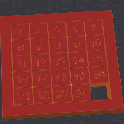 Câu Đố Trượt 5x5