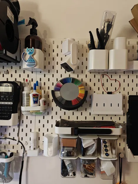 Đế Treo Móc Filament Swatch Display Lên Bảng Ikea Skadis - Image 3