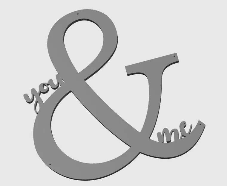 Trang trí tường "You & me" - Image 1