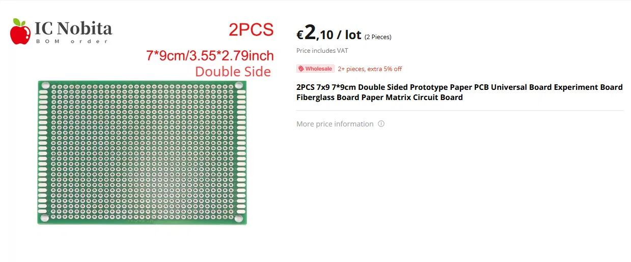 Hộp đựng bo mạch nguyên mẫu 70x90 - Image 2