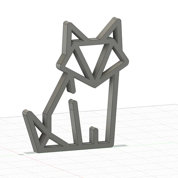 Cáo Origami 3D - Image 2