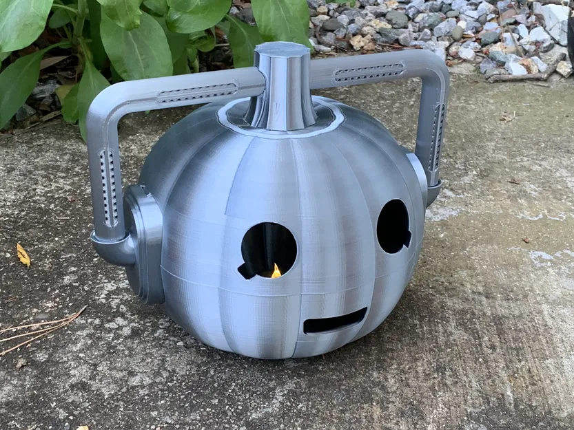 Cyber Pumpkin (Lấy cảm hứng từ Cybermen của Doctor Who) - Image 2