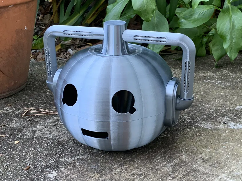 Cyber Pumpkin (Lấy cảm hứng từ Cybermen của Doctor Who) - Image 3