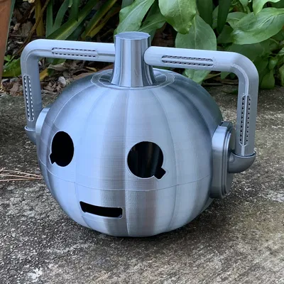 Cyber Pumpkin (Lấy cảm hứng từ Cybermen của Doctor Who)
