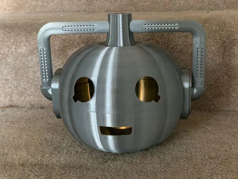 Cyber Pumpkin (Lấy cảm hứng từ Cybermen của Doctor Who) - Image 4