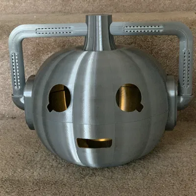 Cyber Pumpkin (Lấy cảm hứng từ Cybermen của Doctor Who)