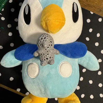 Mô Hình Piplup Voronoi (Pokemon)