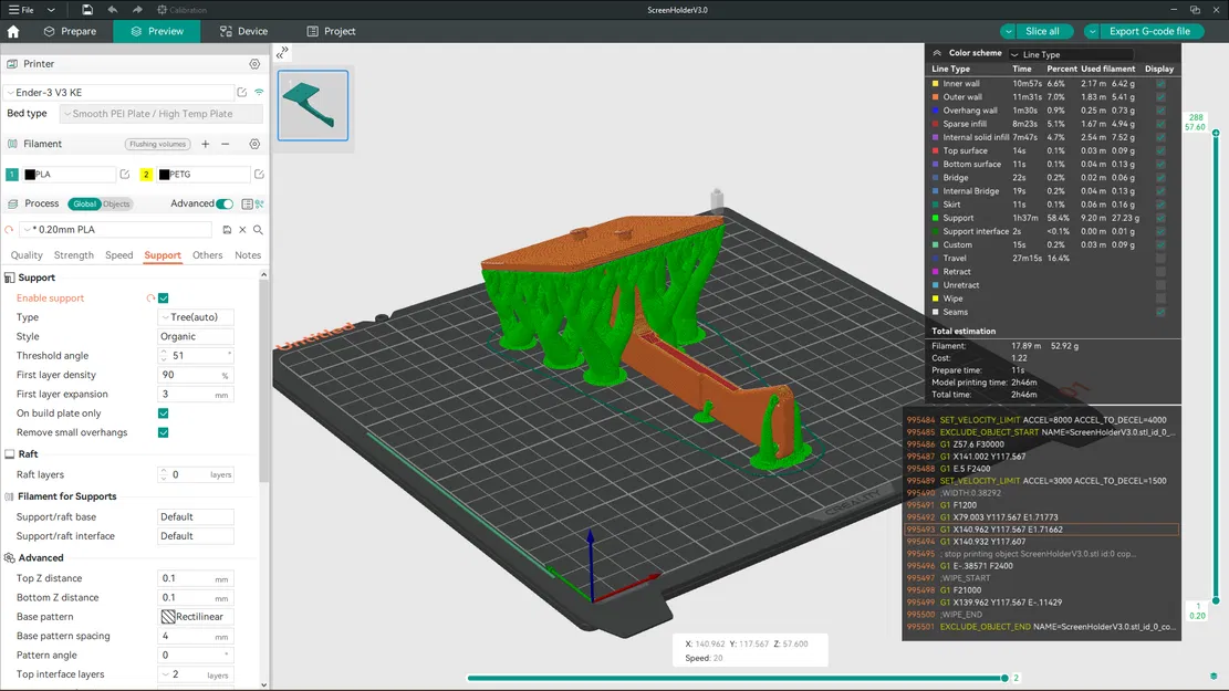 Giá đỡ màn hình Ender 3 V3 KE - Image 3