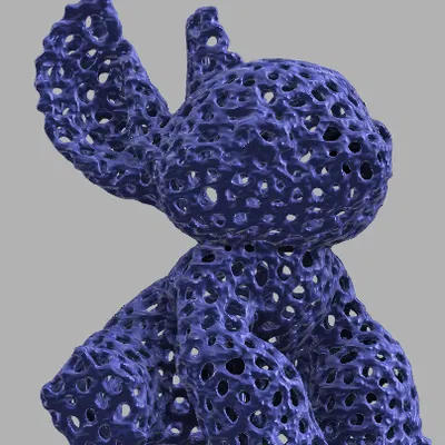 Mẫu In 3D: Low Poly Voronoi Stitch