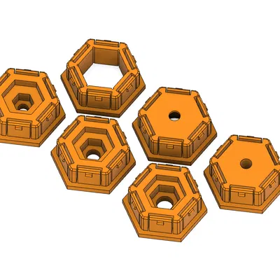 Các Miếng Chèn Tùy Chỉnh Cho Tường Lưu Trữ (Tương Thích Vòi Phun 6mm)