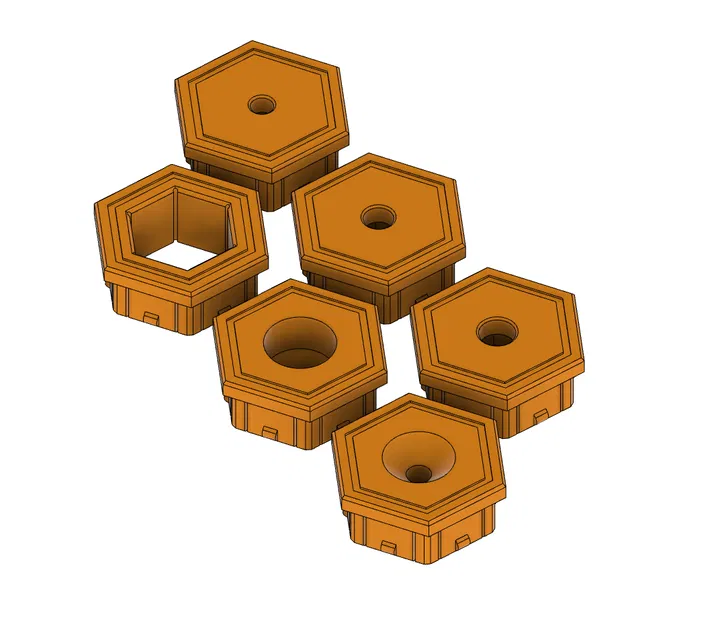 Các Miếng Chèn Tùy Chỉnh Cho Tường Lưu Trữ (Tương Thích Vòi Phun 6mm) - Image 2