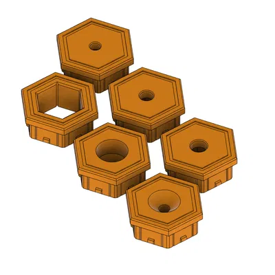 Các Miếng Chèn Tùy Chỉnh Cho Tường Lưu Trữ (Tương Thích Vòi Phun 6mm)