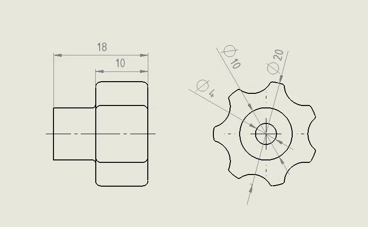 Núm/tay nắm ngăn kéo M3 - Image 4