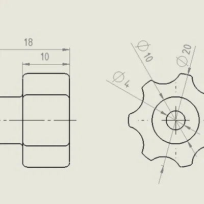 Núm/tay nắm ngăn kéo M3