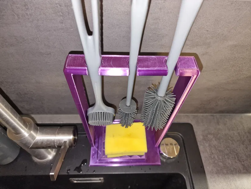 Kệ để cọ rửa chén kiêm khay đựng mút rửa chén - Image 2