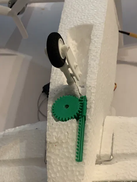 Càng đáp gập được cho máy bay RC có giảm xóc - Image 1