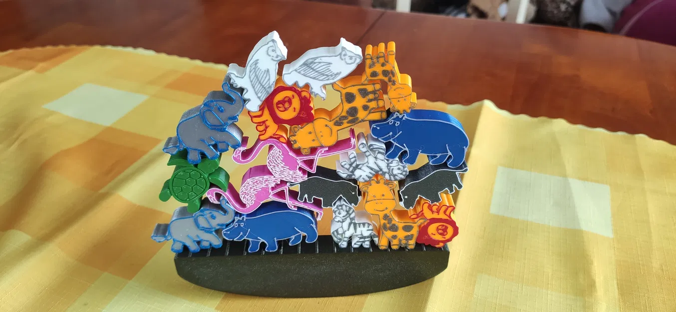 Trò Chơi Thăng Bằng Safari - Phiên Bản Động Vật Hoang Dã - Image 1