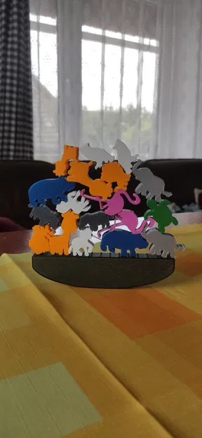 Trò Chơi Thăng Bằng Safari - Phiên Bản Động Vật Hoang Dã - Image 2