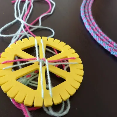 Đĩa Kumihimo - Thiết Kế Tiết Kiệm Vật Liệu