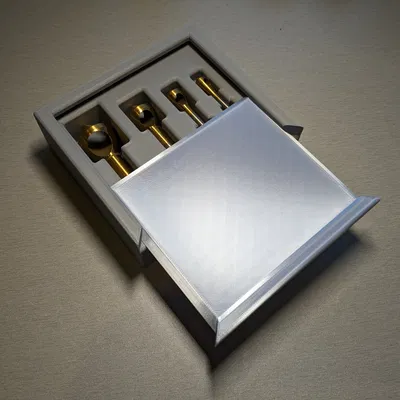 Hộp có nắp trượt cho mũi khoan chamfer