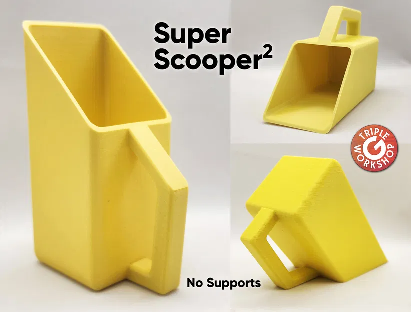 Super Scooper Vuông - Không cần Supports - Image 1