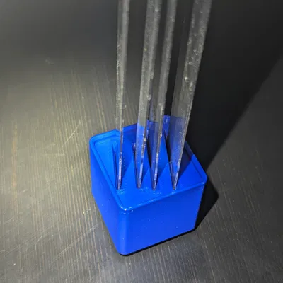 Giá đỡ thước kẻ dọc Gridfinity cho 4 thước