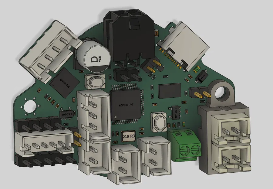 Bộ chia JST EBB36 cho quạt kép làm mát bộ phận - Image 1