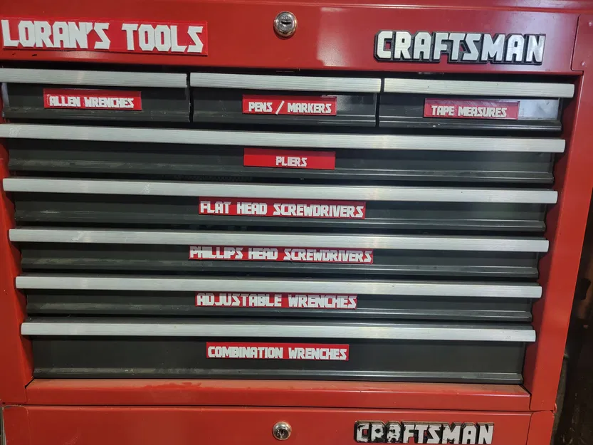 Nhãn dán hộp dụng cụ kiểu Thợ thủ công - Image 1