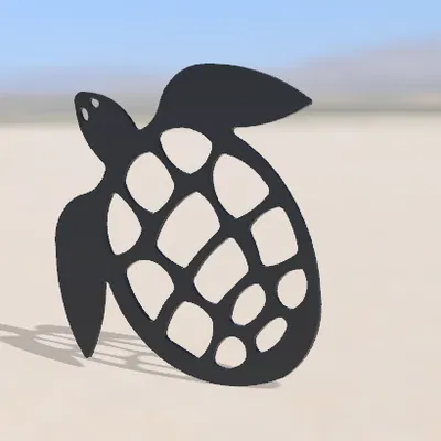 Mẫu Rùa Voronoi Đơn Giản