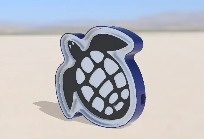 Đèn Tường Hình Con Rùa - Phong Cách Độc Đáo - Image 1