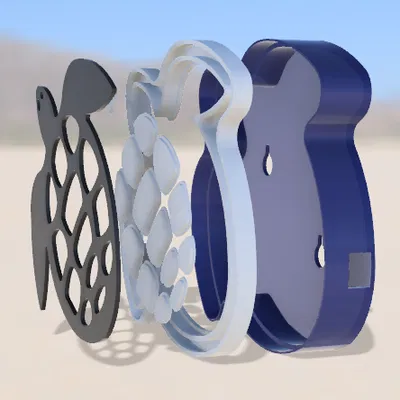 Đèn Tường Hình Con Rùa - Phong Cách Độc Đáo